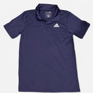 Women’s Medium Adidas Navy and white Collared Polo